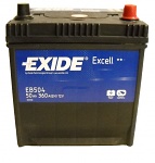 Exide Excell 12V, 50Ah, 360A, EB505, levá