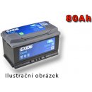 Exide Excell 12V 80Ah 640A EB800 pravá