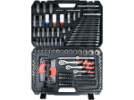 Gola sada 1/2", 3/8", 1/4" + příslušenství 198 ks