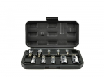 Hlavice zástrčné XZN 1/4”, 3/8”, 1/2”, M4-M18, sada 10ks GEKO