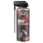 K2 ROAD DRY CHAIN LUBE 400 ml - suché mazivo na řetězy motocyklů