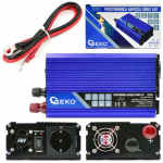 Měnič napětí 24/230V 500W/1000W, čistá sinusovka GEKO