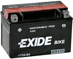 Motobaterie Exide - gelová 12V, 8Ah, 120A, YTX9-BS, levá ETX9-BS
