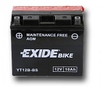 Motobaterie EXIDE BIKE Maintenance Free 10Ah, 12V, YT12B-BS ET12B-BS