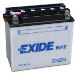 Motobaterie EXIDE YB18L-A 12V, 19 Ah 518015