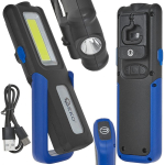 Multifunkční svítilna COB LED 5 W + 3 W, 400 lm, 2000 mAh, s magnetem a funkcí powerbanky - GEKO