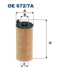 Olejový filtr Filtron OE 672/7A