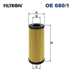 Olejový filtr Filtron OE 680/1