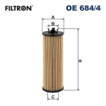 Olejový filtr Filtron OE 684/4