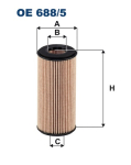 Olejový filtr Filtron OE 688/5