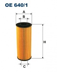 Olejový filtr Filtron OE640/1