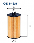 Olejový filtr Filtron OE648/9
