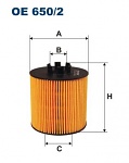 Olejový filtr Filtron OE650/2