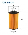 Olejový filtr Filtron OE651/1