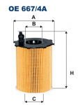 Olejový filtr Filtron OE667/4A
