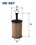 Olejový filtr Filtron OE667