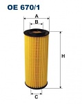 Olejový filtr Filtron OE670/1