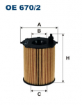 Olejový filtr Filtron OE670/2