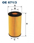 Olejový filtr Filtron OE671/3