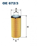 Olejový filtr Filtron OE672/3
