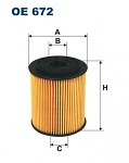 Olejový filtr Filtron OE672