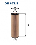 Olejový filtr Filtron OE678/1