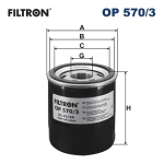 Olejový filtr Filtron OP 570/3