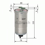 Palivový filtr Bosch 0 450 906 172