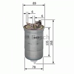 Palivový filtr Bosch 0 450 906 261