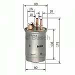 Palivový filtr Bosch 0 450 906 357