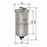 Palivový filtr Bosch 0 450 906 442