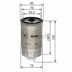 Palivový filtr Bosch 1 457 434 105