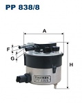 Palivový filtr Filtron PP838/8
