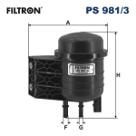 Palivový filtr Filtron PS 981/3