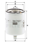 Palivový filtr Mann WK 715/1 x