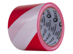 Páska výstražná červenobílá 75 mm x 100 m GEKO