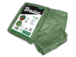 Plachta 90 g/m² krycí, zelená - BRADAS (Rozměr (délka): 3×4 m)