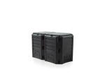 Plastový kompostér 800l, 2 moduly - černý MODULE COMPOGREEN