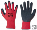 Pracovní rukavice 10", červeno-černé PERFECT GRIP RED