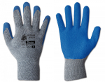 Pracovní rukavice bavlna-latex 9" HUZAR WINTER