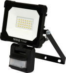 Reflektor SMD LED, 20W, 1800lm, IP54, pohyb. sensor