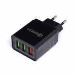 Síťová nabíječka QUICK CHARGE 3.0, 3xUSB KRAFT&DELE