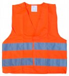 Vesta výstražná oranžová dětská EN 17353:2020