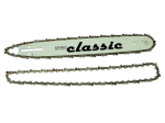 Vodící lišta na řetězové pily a 2 řetězy 16", 40cm, 1,3mm, 3/8" CLASSIC