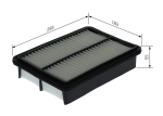 Vzduchový filtr Bosch F 026 400 747