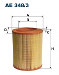 Vzduchový filtr Filtron AE348/3