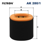 Vzduchový filtr Filtron AK 280/1