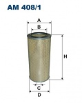 Vzduchový filtr Filtron AM408/1