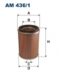 Vzduchový filtr Filtron AM436/1