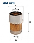 Vzduchový filtr Filtron AM470